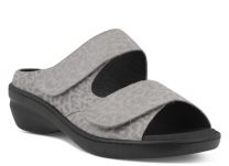 New Feet Grå Slippers med Velcro